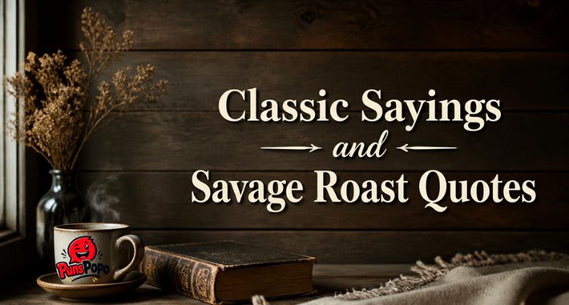 Classic Sayings and Savage Roast Quotes