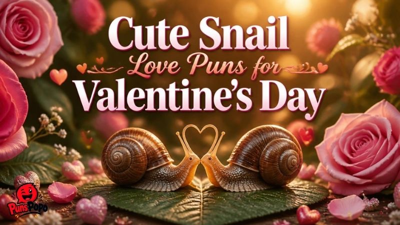 Cute Snail Love Puns for Valentine’s Day