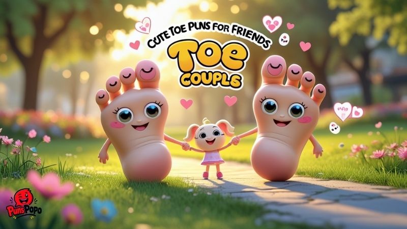 Cute Toe Puns for Friends & Couples