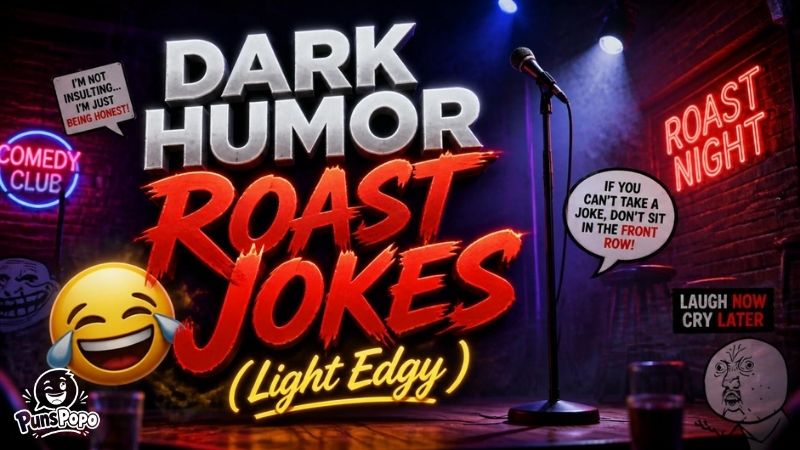 Dark Humor Roast Jokes (Light Edgy)