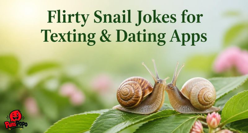 Flirty Snail Jokes for Texting & Dating Apps