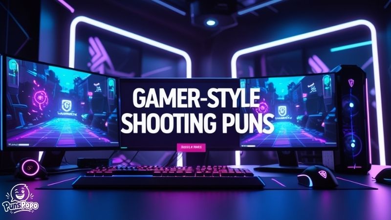 Gamer-Style Shooting Puns