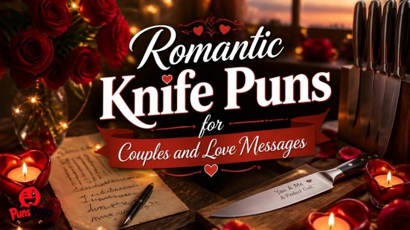 Romantic Knife Puns for Couples and Love Messages
