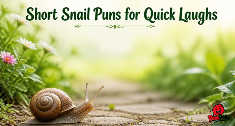 Short Snail Puns for Quick Laughs