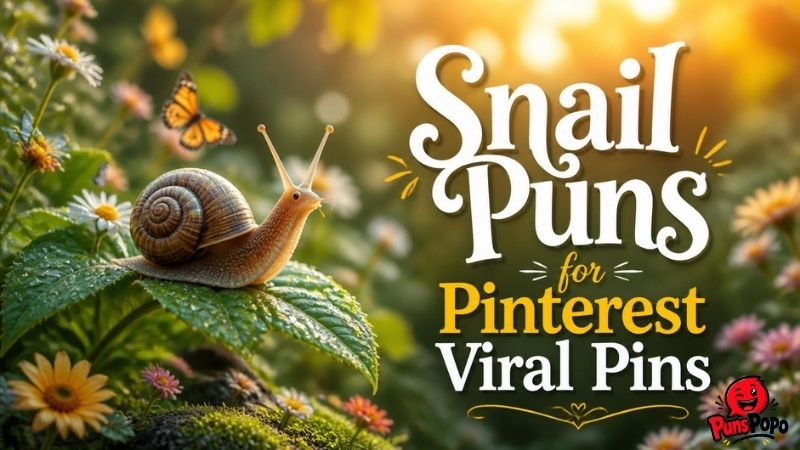 Snail Puns for Pinterest Viral Pins