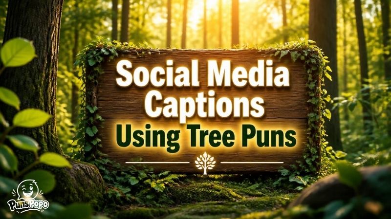 Social Media Captions Using Tree Puns