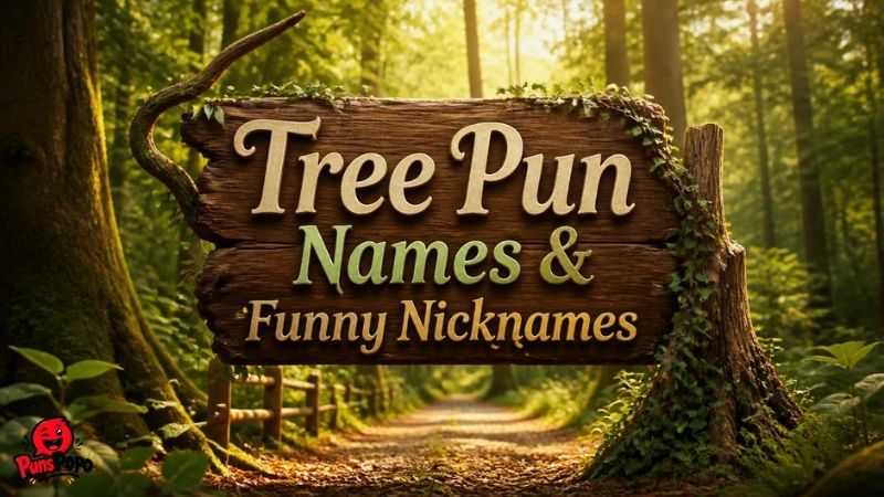 Tree Pun Names & Funny Nicknames