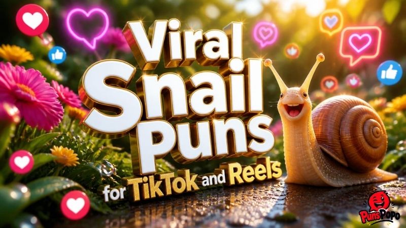 Viral Snail Puns for TikTok and Reels