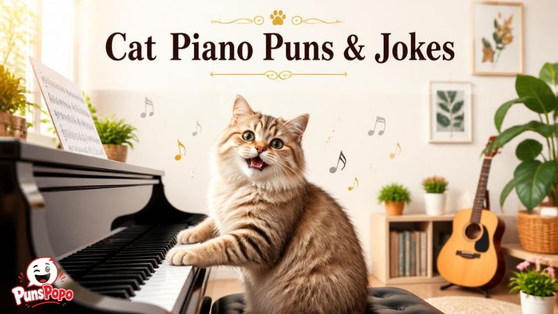 Cat Piano Puns & Jokes