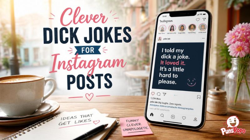 Clever Dick Jokes for Instagram Posts