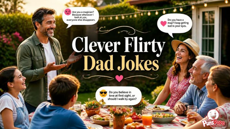 Clever Flirty Dad Jokes