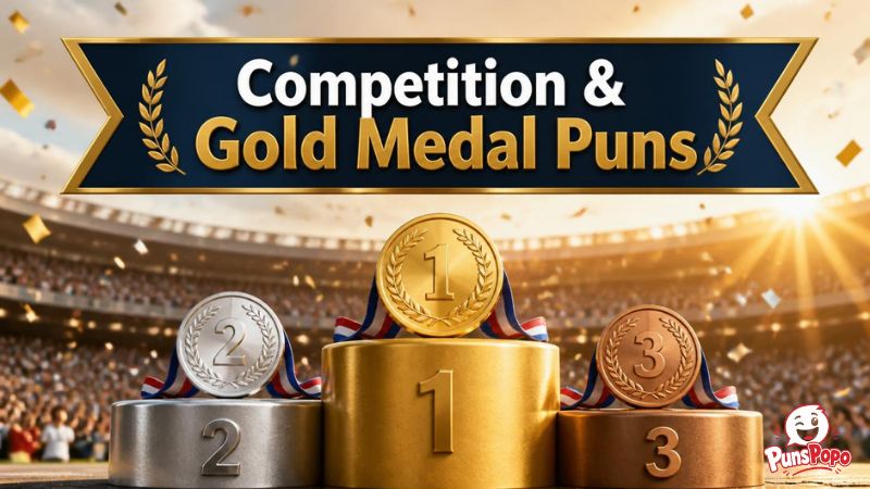 Competition & Gold Medal Puns