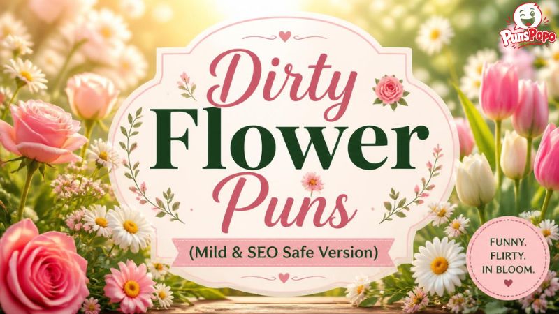 Dirty Flower Puns (Mild & SEO Safe Version)