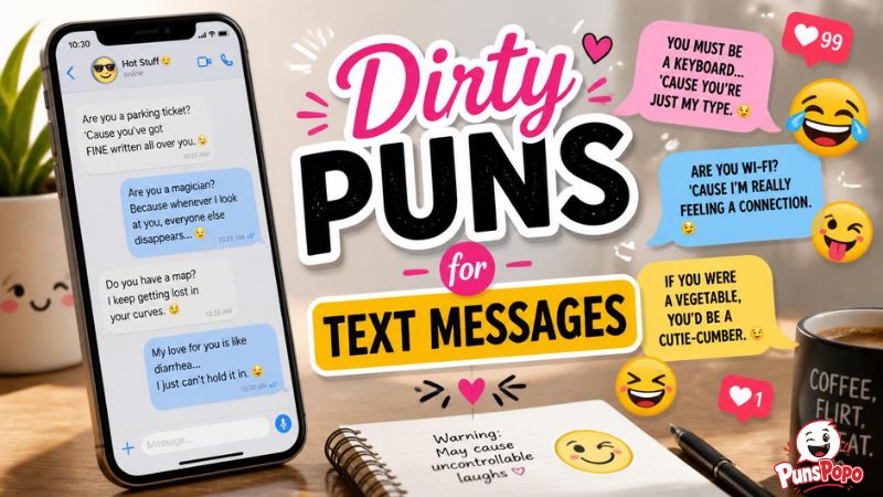 Dirty Puns for Text Messages