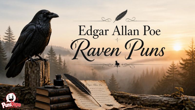 Edgar Allan Poe Raven Puns