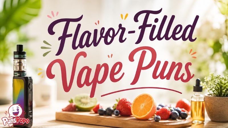 Flavor-Filled Vape Puns