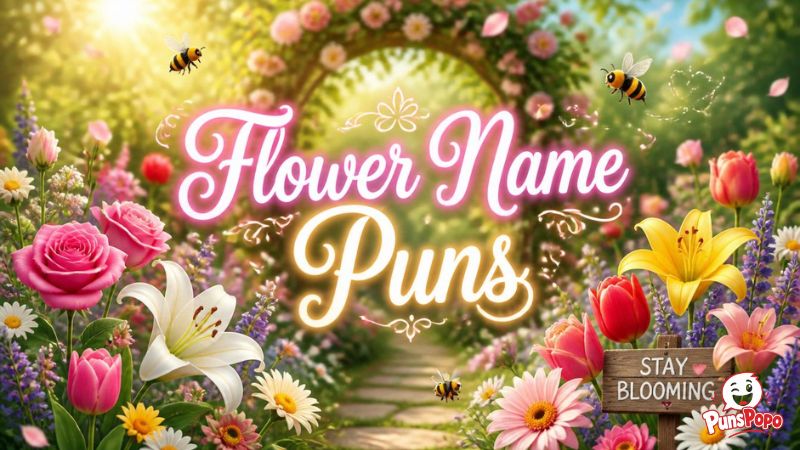 Flower Name Puns