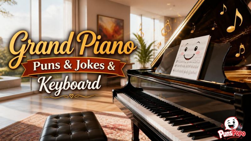 Grand Piano Puns & Jokes & Keyboard