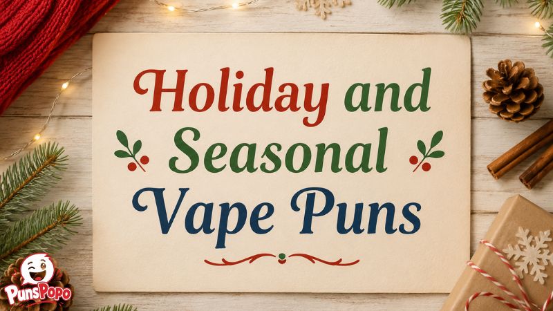 Holiday and Seasonal Vape Puns