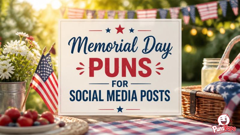 Memorial Day Puns for Social Media Posts