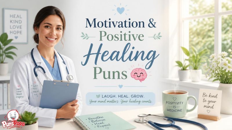 Motivation & Positive Healing Puns 🧠