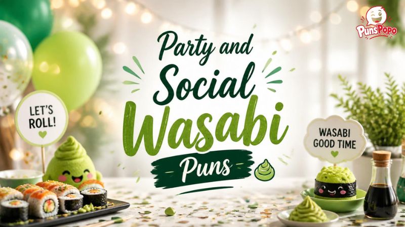 Party and Social Wasabi Puns