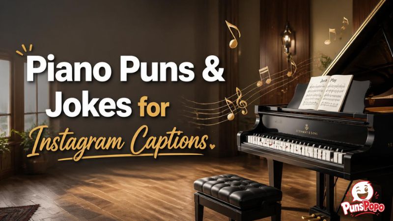 Piano Puns & Jokes for Instagram Captions