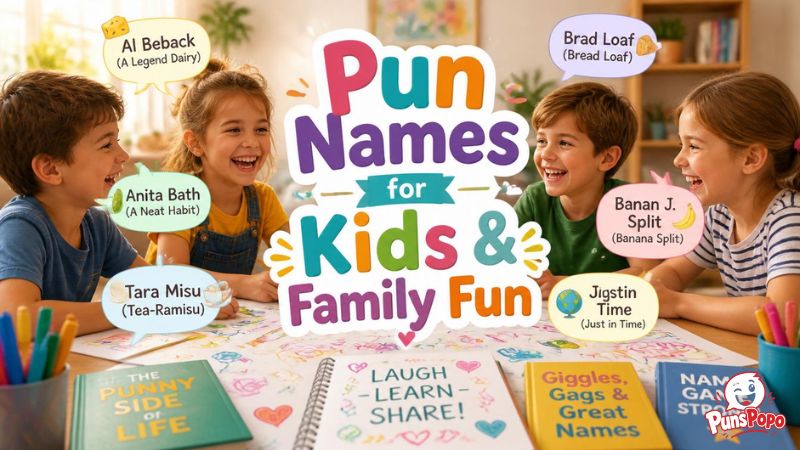 Pun Names for Kids & Family Fun