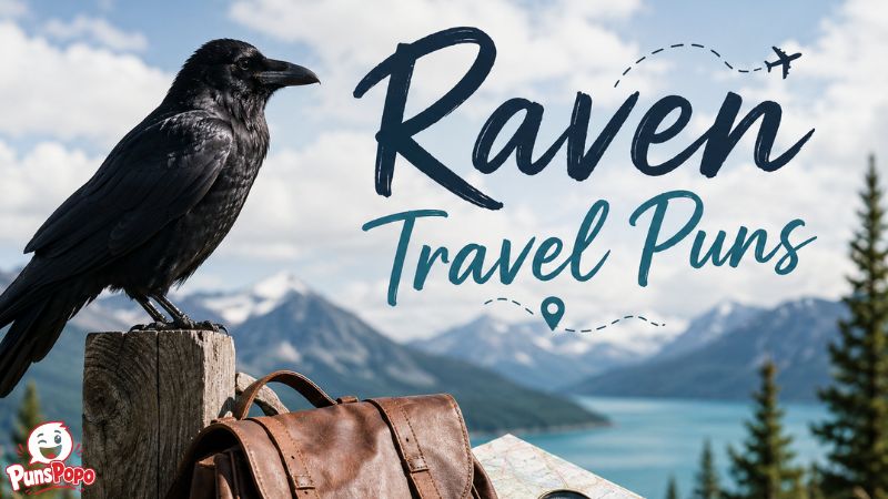 Raven Travel Puns