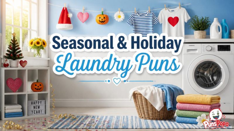 Seasonal & Holiday Laundry Puns