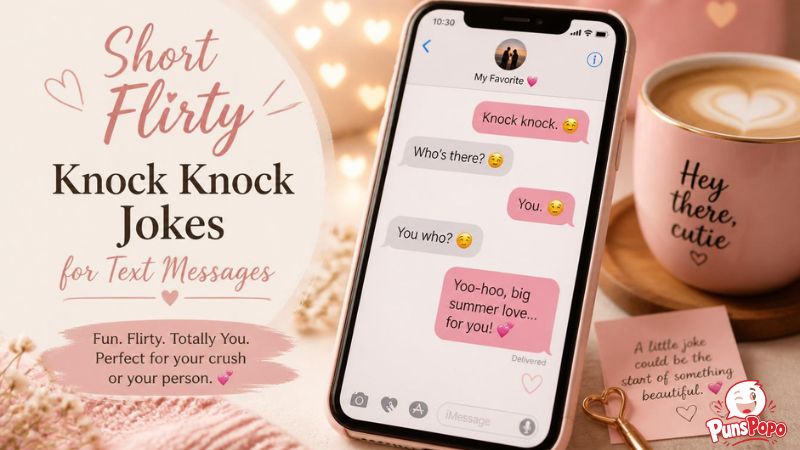 Short Flirty Knock Knock Jokes for Text Messages