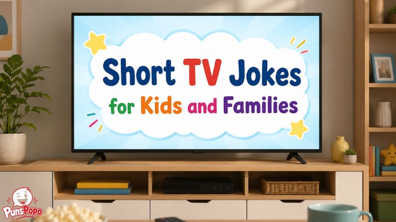 Short TV Jokes for Kids and Families