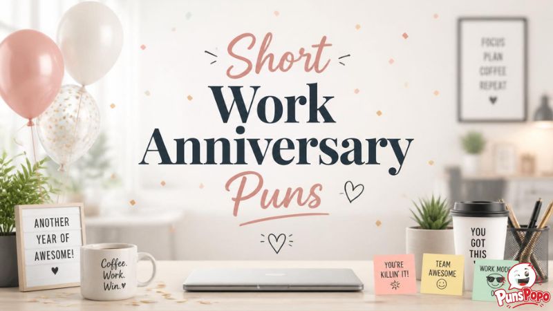 Short Work Anniversary Puns