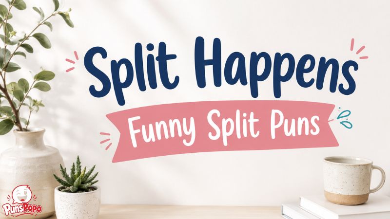 Split Happens Funny Split Puns