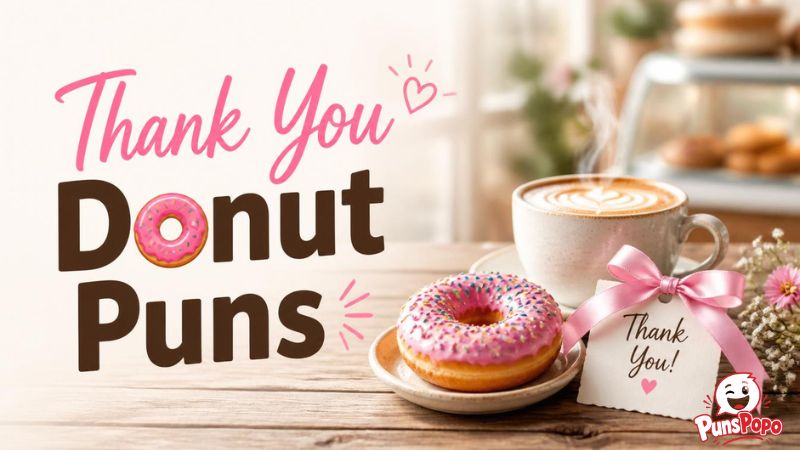 Thank You Donut Puns