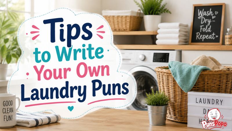 Tips to Write Your Own Laundry Puns