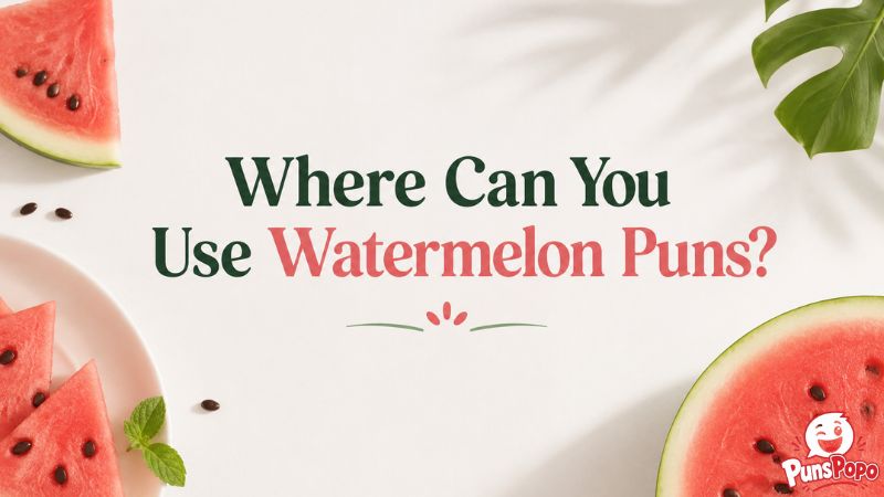Where Can You Use Watermelon Puns?