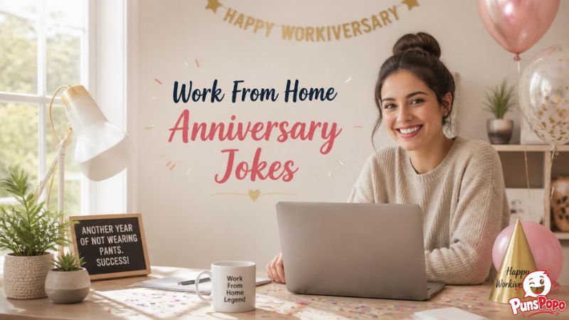 Work From Home Anniversary Jokes