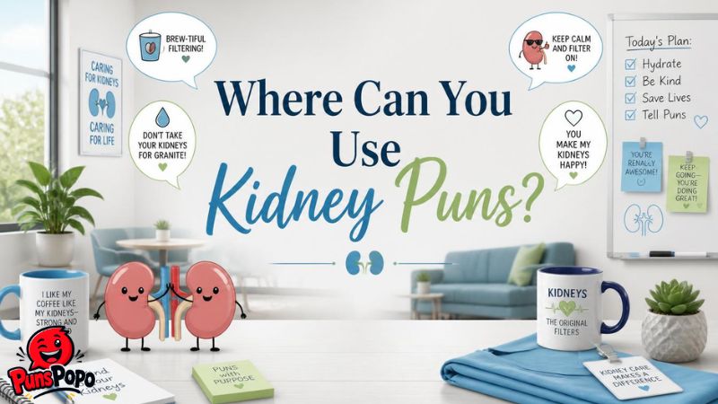 Where Can You Use Kidney Puns?
