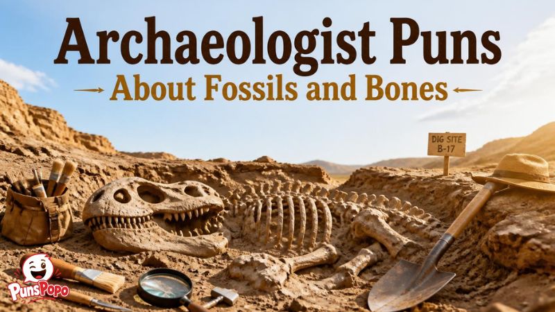 Archaeologist Puns About Fossils and Bones