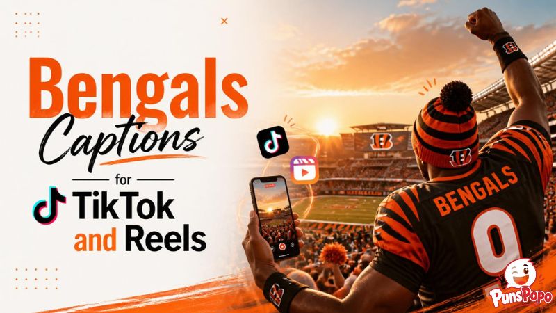 Bengals Captions for TikTok and Reels
