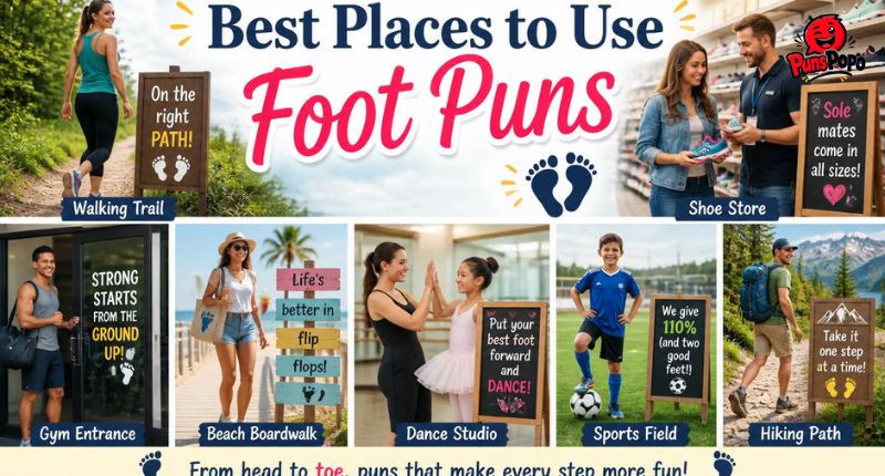 Best Places to Use Foot Puns