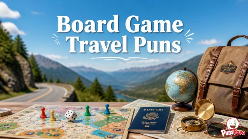 Board Game Travel Puns