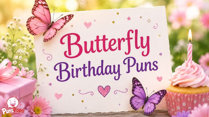 Butterfly Birthday Puns