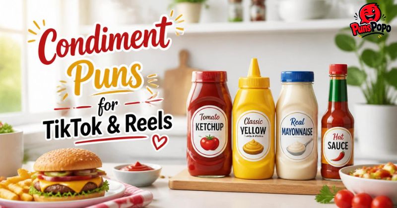 Condiment Puns for TikTok & Reels