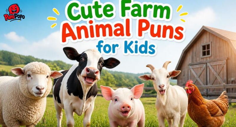 Cute Farm Animal Puns for Kids