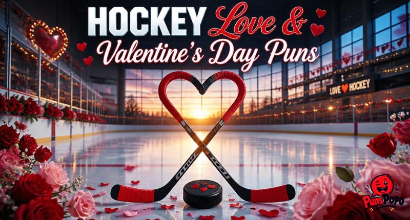 Hockey Love & Valentine's Day Puns
