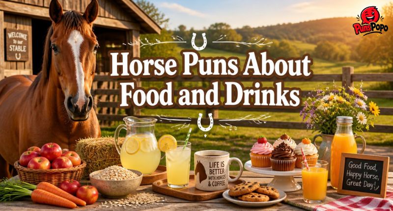 Horse Puns About Food and Drinks