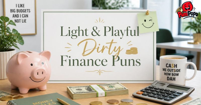 Light & Playful Dirty Finance Puns