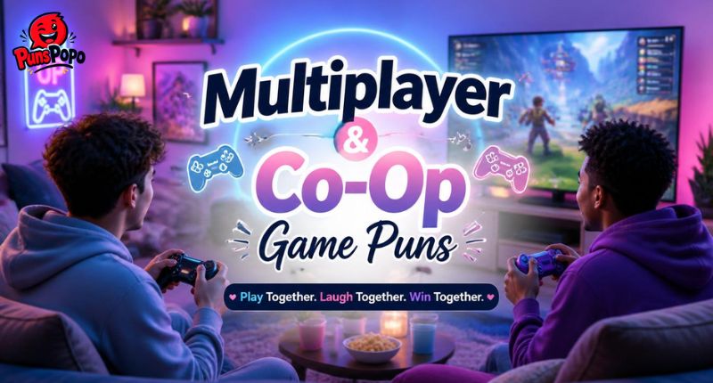 Multiplayer & Co-Op Game Puns